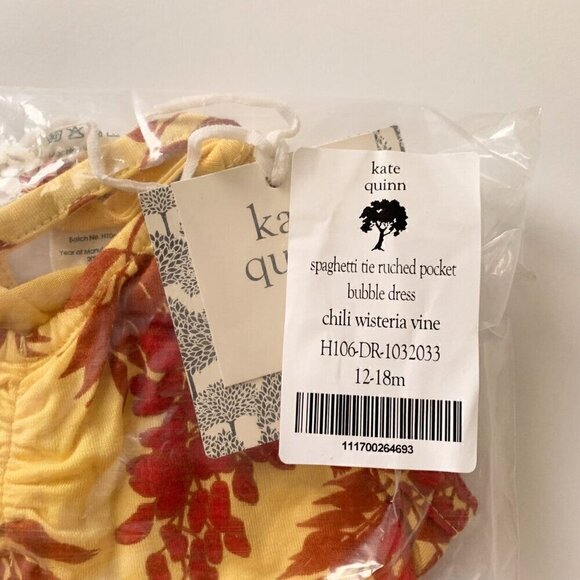 Kate Quinn Organics Girl Modal Bubble Dress 12-18 Months - Picture 7 of 7